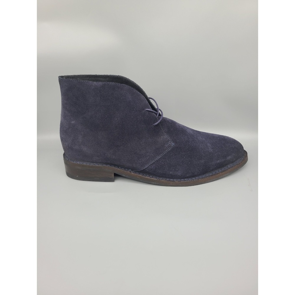 Thursday Boot Co Mens 12 Navy Blue Scout Chukka Scout Leather Handmade Boots
